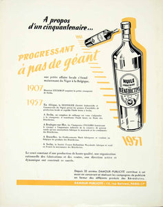 1957 Ad Damour Publicite French Advertising Agency Huile D'Arachide VEN1