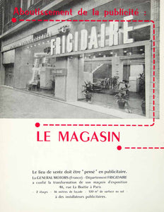 1957 Ad Damour Storefront Frigidaire Fifties General Motors Historic Retro VEN1