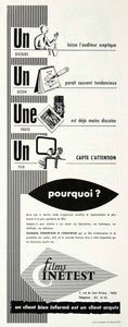 1955 Ad Films Cinetest Movie Film French Advertisement Coulouma Riviere VEN2