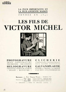 1924 Ad Victor Michel 3 Rue Duguay-Trouin Paris Clichemile Paris VEN3