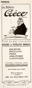 1924 Ad Binger 127 Rue Saint-Maur Smoking Organization Bookkeeping Aece VEN3