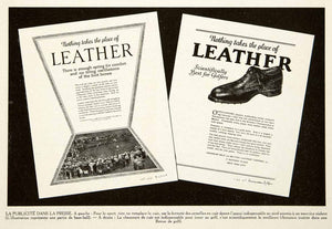 1925 Print Golf Cleats Spikes American Sole Belting Leather Tanners Inc Ad VEN4