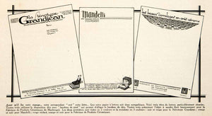 1926 Print Graphic Letterhead Design Stenotype Grandjean Mandelli Ceramic VEN4