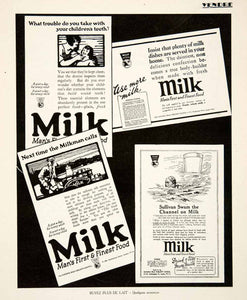1926 Print National Milk Publicity Council 27 Southampton St London VEN4