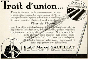 1926 Ad Marcel Gaupillat 39 Rue Bouret Paris Marketing Advertising Agency VEN4