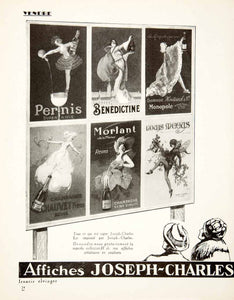 1925 Advert Joseph Charles Advertising Firm Pernis Morlant 9 Rue Estrapade VEN4 - Period Paper
 - 1