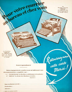 1926 Lithograph Ad Typewriter Adding Machine Sunstrand Royal 12 Tour-des VEN4
