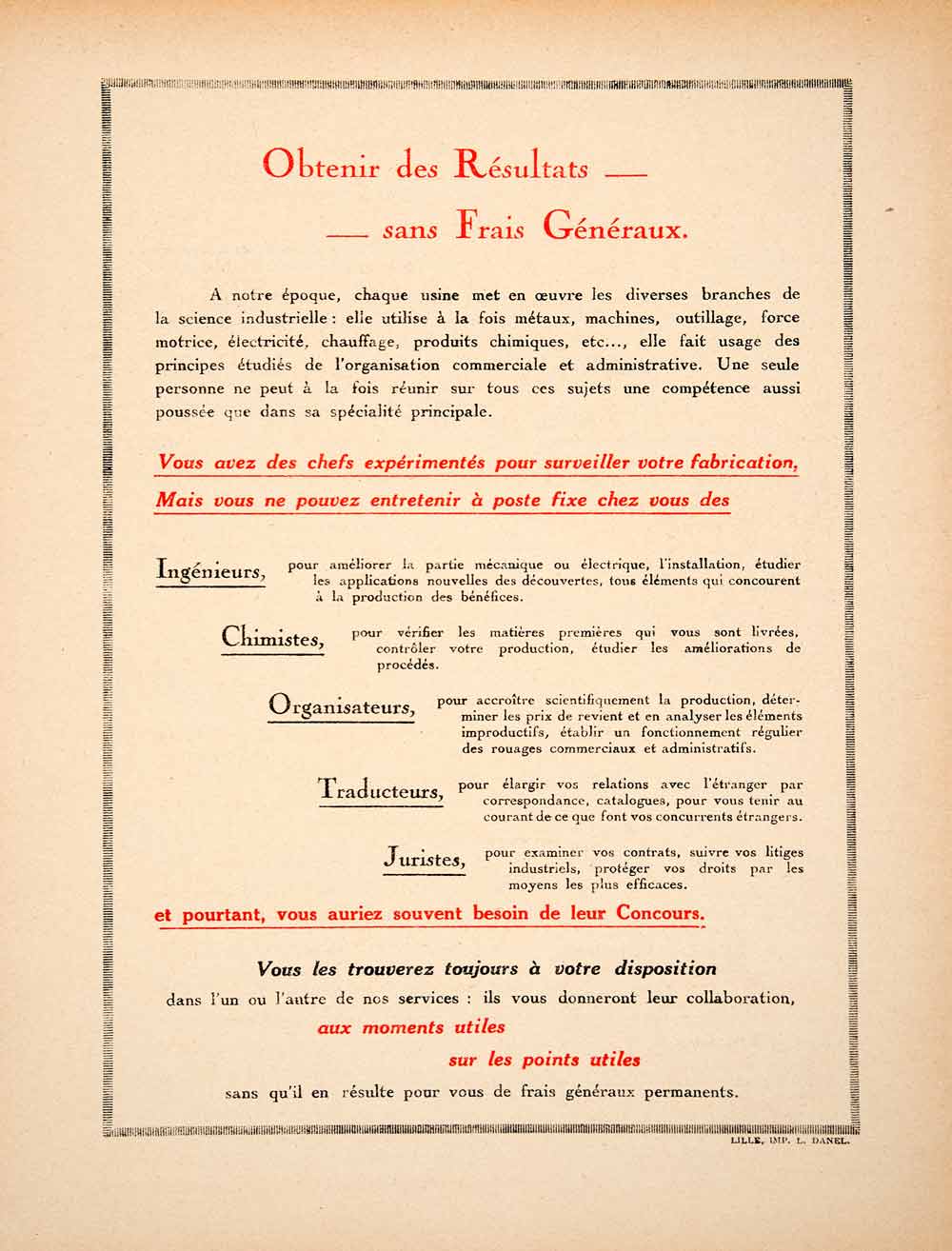 1926 Lithograph Ad Institut Scientifique Industriel 8 Rue Nouvelle Paul VEN4