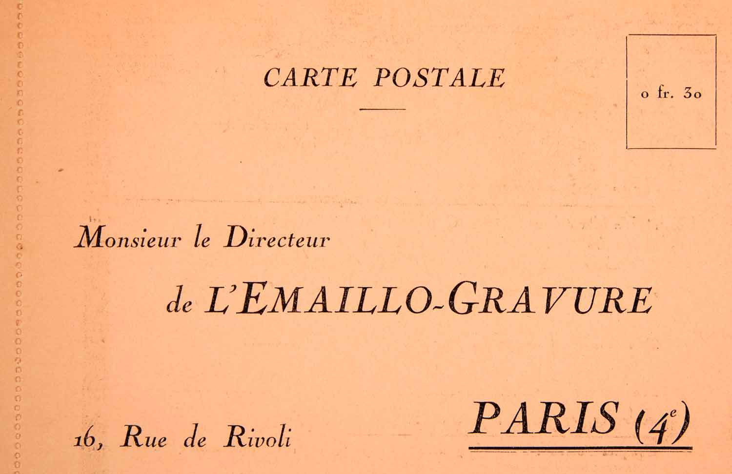 1926 Lithograph Ad Bloc Ege Emaillo-Gravure 16 Rue Rivoli Paris Notepad VEN4