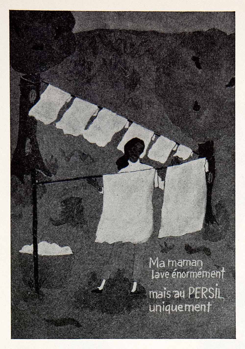 1955 Print Persil Advertising Competition Joseph Schoenbaechler Detergent VEN7