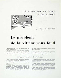 1958 Article French Advertising Window Displays Showcase Vitrine Etalage VENA1