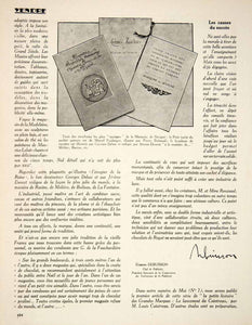 1924 Article Marquise Sevigne Etienne Debuisson History Advertising VENA2