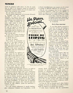 1925 Article Foire Leipzig Fair A Kaminker Lauchhammer-Rheinmetall VENA2