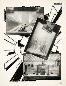 1926 Article Etalages Window Displays Victor Mendez Siegel Art Deco French VENA2