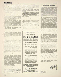 1928 Article Valerio Polymekane French Dupuy Lustucry Henriot Cognac VENA2