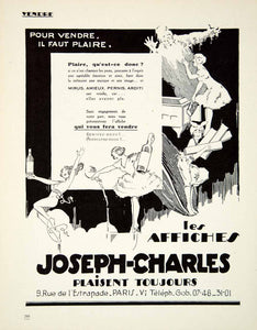 1927 Advert Affiches Joseph-Charles Advertising Girls Mirus Amieux Pernis VENA3