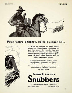 1927 Ad Snubbers 75 Blvd Gouvion-Saint-Cyr Paris Cowboy Damper French VENA3