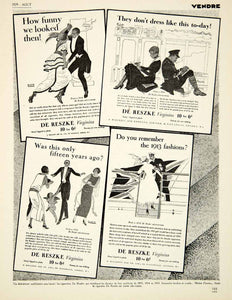 1929 Print De Reszke Virginias Cigarettes Fashion Historical J Millhoff VENA3