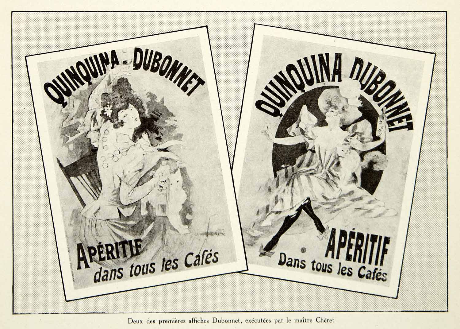 1927 Print Quinquina Dubonnet Aperitif Cheret Costume French Advertising VENA3