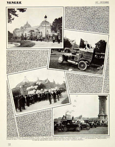 1927 Print Snubbers Grand Palais Paris Salon Automobile Balloon Damper VENA3