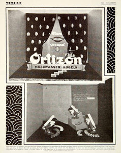 1927 Print Ortizon Toothpaste Fabian Cigarette German Advertising Bayer VENA3