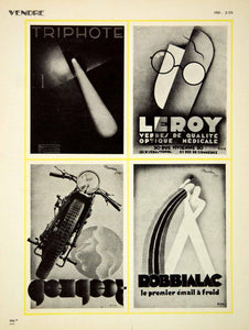 1930 Ad DAM Advertising Agency Peugot Automoto 20 Rue Vernier Paris VENA3