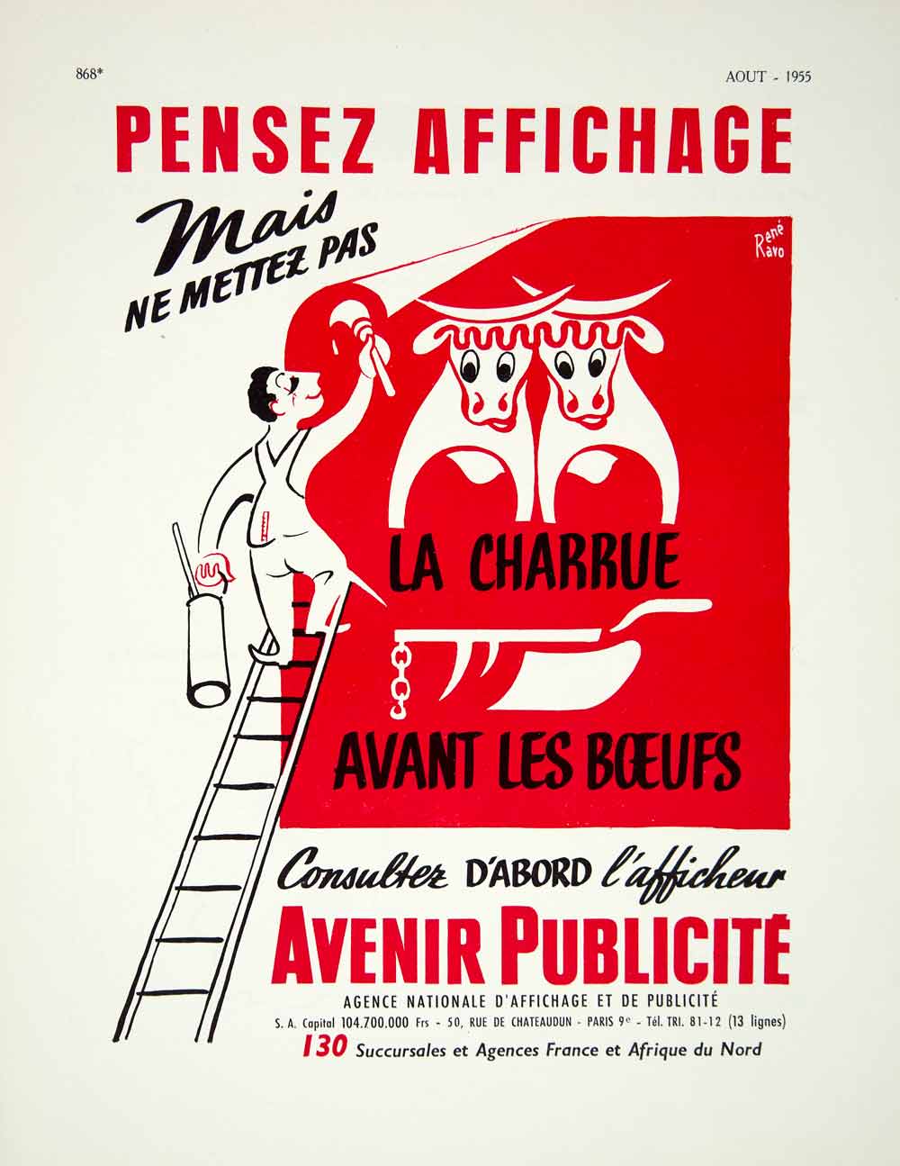 Sold at Auction: LE JOUR SE LEVE Poster Avenir