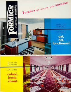1957 Ad Formica Household Decoration French Advertisement Parfumerie VENA6