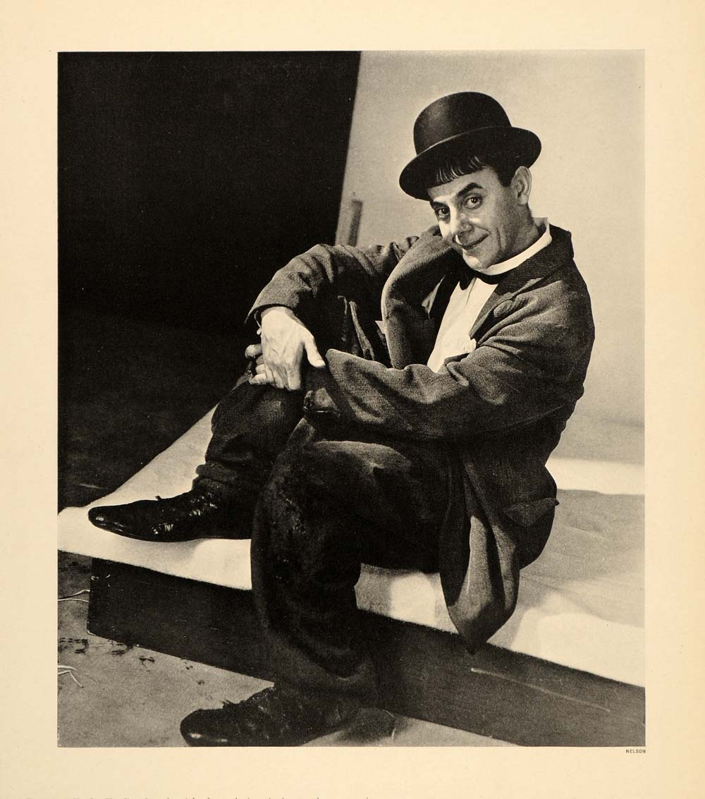 1934 Jimmy Savo Comic Actor Vaudeville Portrait Print - ORIGINAL HISTORIC VF1
