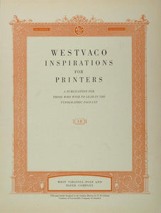 1926 Print Illustration Westvaco T. M. Cleland Design - ORIGINAL