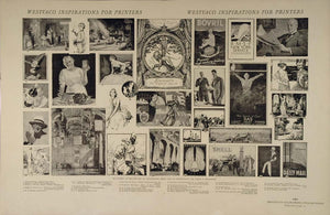 1926 Print British Advertising Art Brangwyn Fouqueray - ORIGINAL