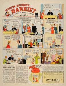 1935 Ad Wander Swiss Ovaltine Drink Shake-Up Mug Comics - ORIGINAL WH1