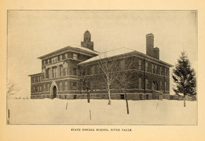 1907 River Falls Wisconsin State Normal School UW Print ORIGINAL HISTORIC WI1