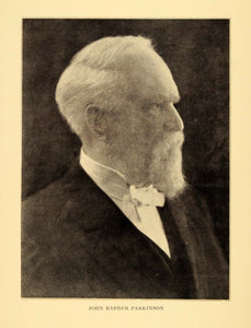 1921 Print Early WI Settler John Barber Parkinson - ORIGINAL HISTORIC IMAGE WIS1