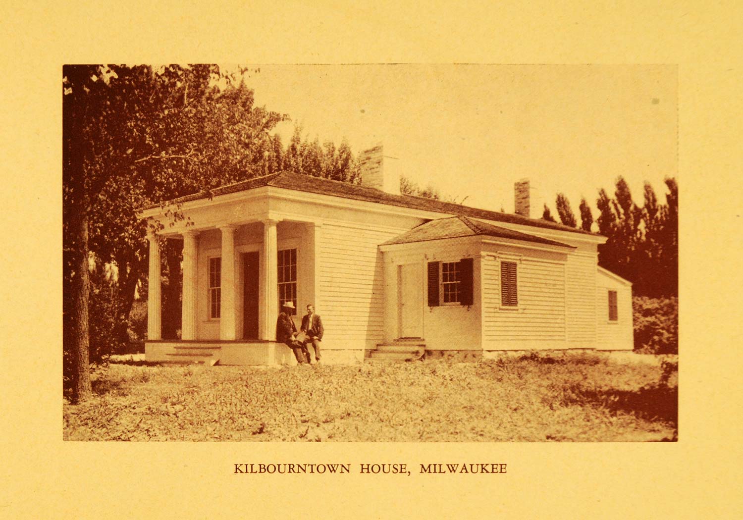 1947 Print Kilbourntown House Milwaukee Museum WI - ORIGINAL WIS1