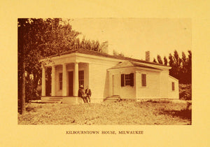 1947 Print Kilbourntown House Milwaukee Museum WI - ORIGINAL WIS1