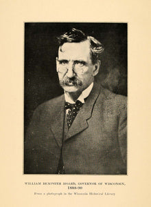 1918 Print WI Governor William Dempster Hoard 1888-90 - ORIGINAL HISTORIC WIS1