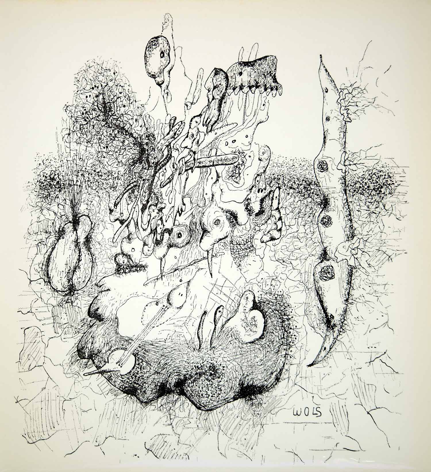 1965 Lithograph Wols Alfred Otto Wolfgang Schulze Pullulation
