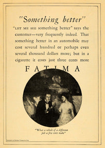 1926 Ad Fatima Cigarettes Pricing Liggett Myers Tobacco - ORIGINAL WW3