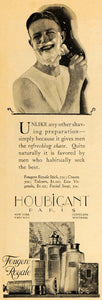 1926 Ad Shaving Cream Fougere Royale Houbigant Talcum - ORIGINAL ADVERTISING WW3