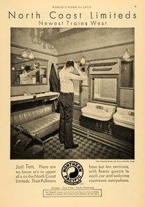 1930 Ad Northern Pacific Train Line North Coast Limited - ORIGINAL WW3