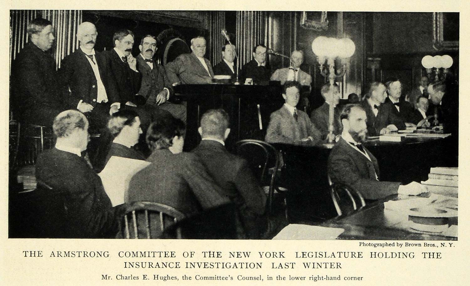 1906 Print Armstrong Committee New York Legislature Insurance Investigation WW3