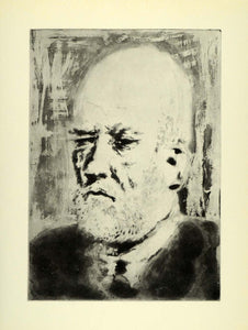 1956 Print Pablo Picasso Ambroise Vollard I Portrait Etching Abstract Modern Art