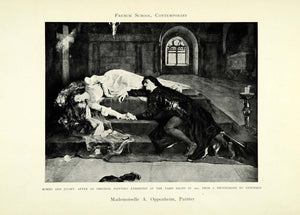 1905 Print Shakespeare Play Romeo Juliet Double Suicide Death Oppenheim Art XAD9
