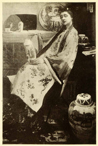 1911 Print James Abbott McNeill Whistler Art Lange Leizen Asian Japanese XAE7 - Period Paper
