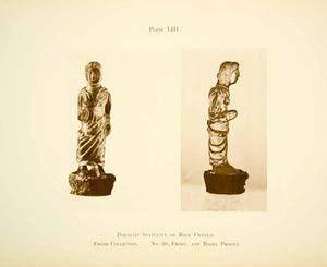 1918 Collotype Portrait Statuette Rock Crystal Roman Artifact Freer XAEA3