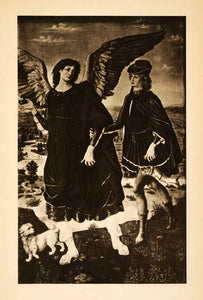 1938 Photogravure Antonio Pollaiuolo Tobias Angel Renaissance 15th