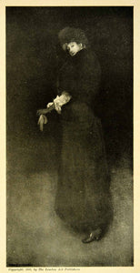 1908 Print James Whistler Art Lady Archibald Campbell Yellow Buskin XAFA3