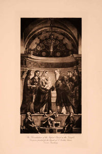 1907 Photogravure Vittore Carpaccio Altarpiece San Giobbe Christ XAG8