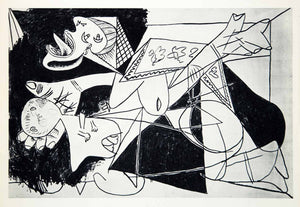 1965 Print Pablo Picasso Mother with Dead Child Abstract